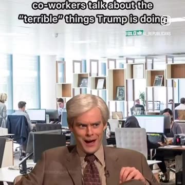 Trying to fit in while my liberal co-workers talk about 'terrible' things Trump is doing