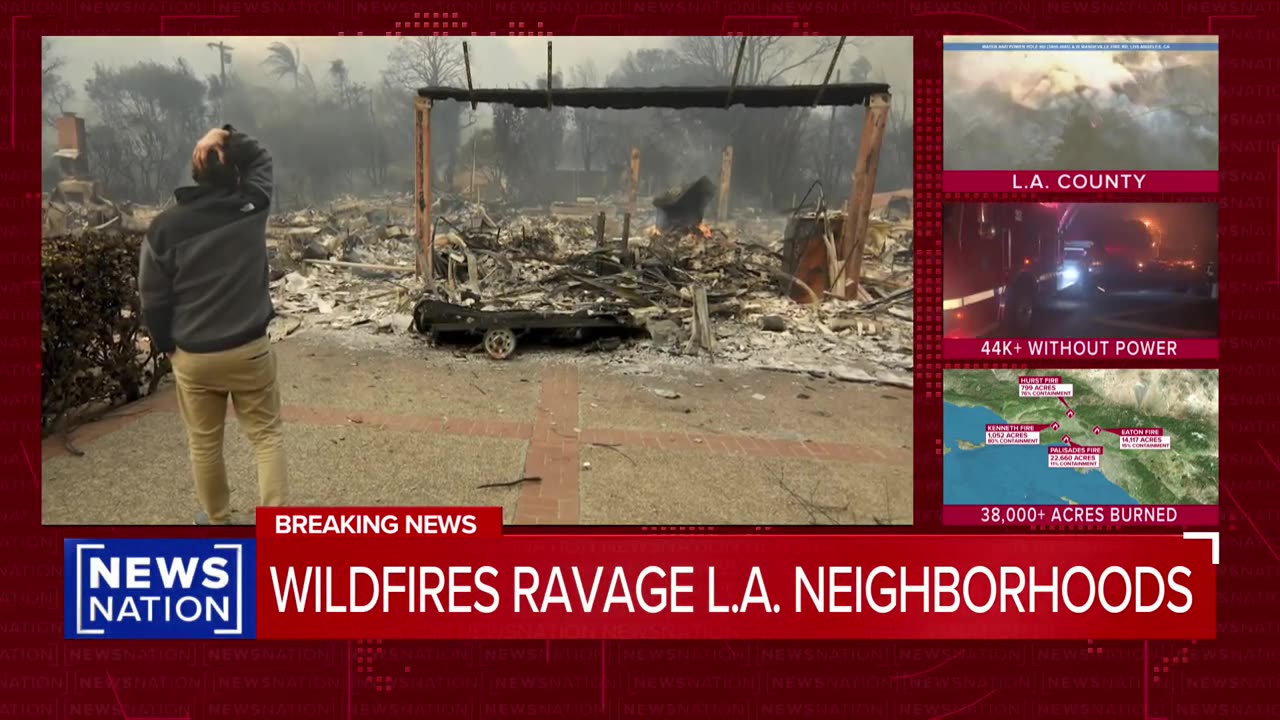 'A wasteland': Eaton Fire burns homes to rubble | NewsNation Prime