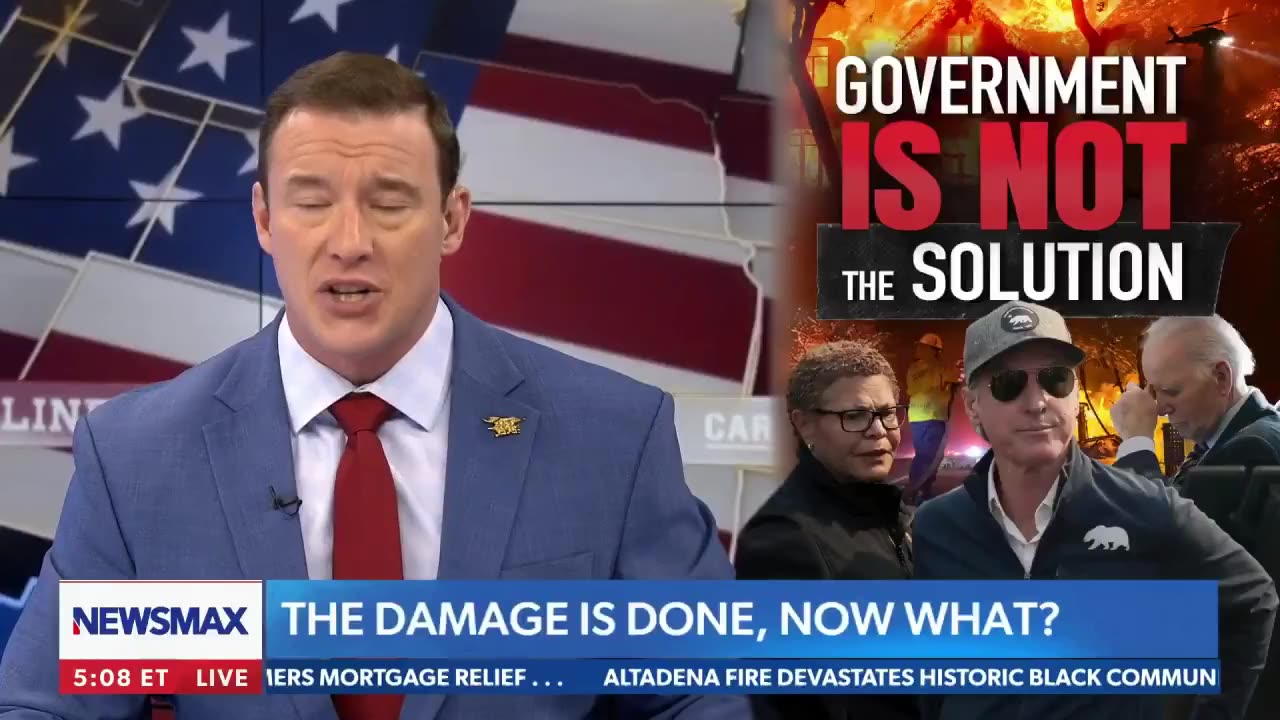 Carl Higbie on California suspending regulations after wildfires 🔥