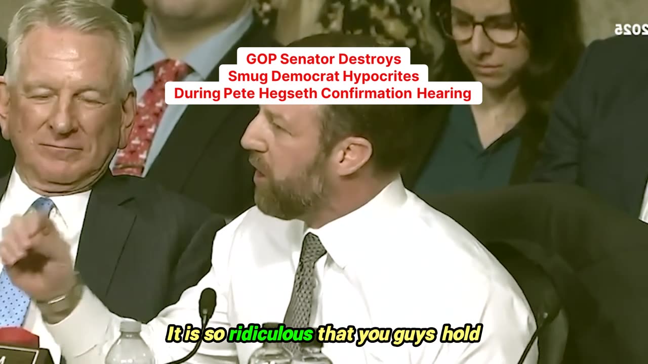 Senator Markwayne Mullin Exposes Democrat Hypocrisy During Pete Hegseth Confirmation Hearing