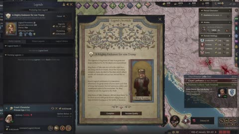 The Humble Beginnings of TRUMP EP 40 Crusader Kings III (Adventure Playthrough)