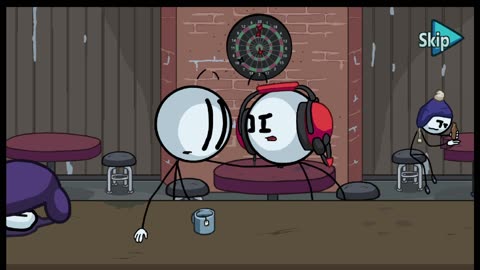 Blind play of Henry Stickmin Part 1