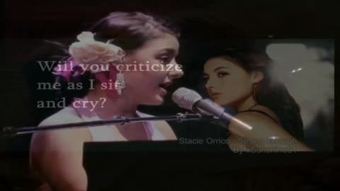 Stacie Orrico ~ Strong enough (Live) ~ with lyrics ~ Remix 2