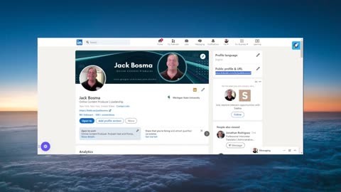 LinkedIn Profile: Mr. Jack Bosma 1