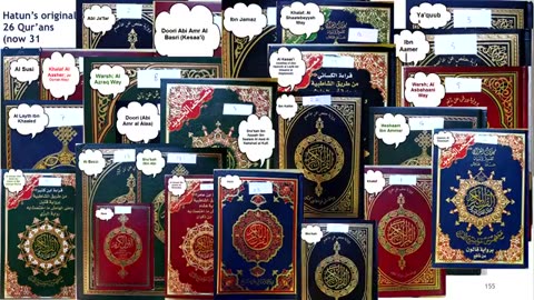 09-WE HAVE 31 DIFFERENT ARABIC QUR'ANS!