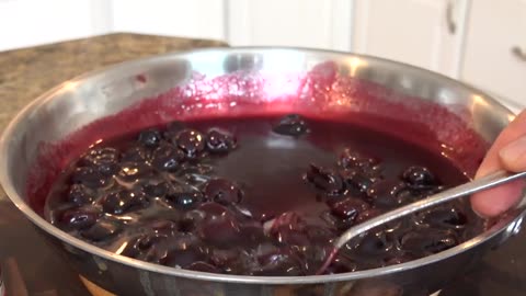 Cherry Port Sauce | Dessert or Breakfast Sweet Topping Sauce Recipe