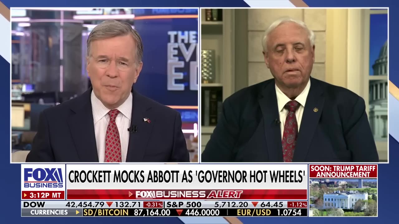 ‘INEXCUSABLE’: Sen. Jim Justice scolds Rep. Crockett’s mocking of Texas governor