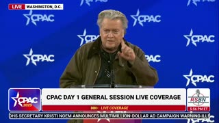 FULL SPEECH: Steve Bannon CPAC 2025 Day One - 2/20/25