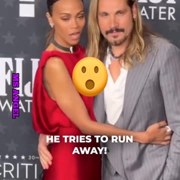 Zoe Saldana make her husband look Submissive!!!