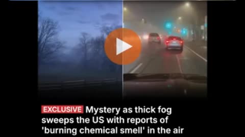 MYSTERIOUS FOG IS EITHER A BIOLOGICAL ATTACK OR SMART DUST...EITHER WAY....