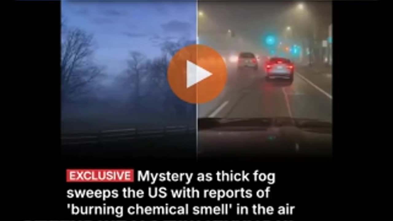MYSTERIOUS FOG IS EITHER A BIOLOGICAL ATTACK OR SMART DUST...EITHER WAY....