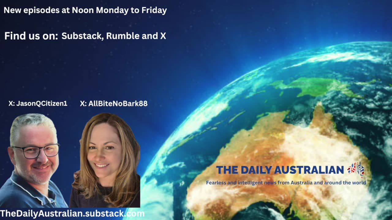 💢💢THE DAILY AUSTRALIAN EP.13💢💢FAUCI💢BECKHAM?💢TRUMPS $500B GLOBAL AI WAR💢