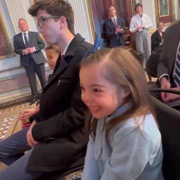 Valentina is ready to support her father, Sean Duffy.