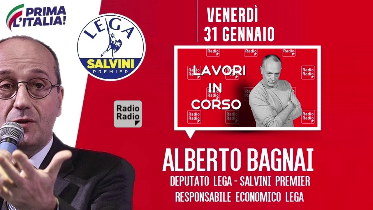 🔴 Lopalco e...i bambini con le stampelle (On. Bagnai a "Lavori in corso" su RadioRadio del 31.1.25)