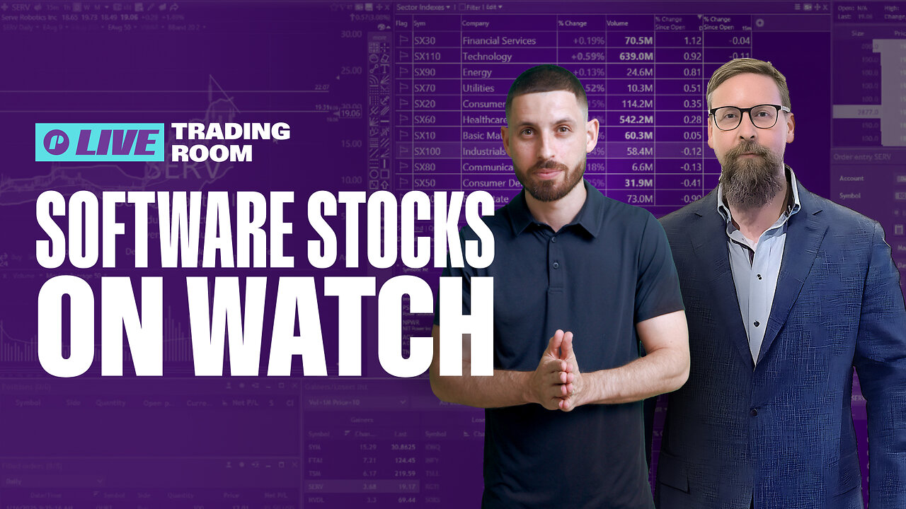Markets in the Red... Will Buyers Step In? | TTP Live Trading