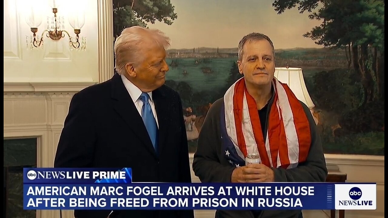 Rescued Russian Prisoner Marc Fogel: Trump's The Hero