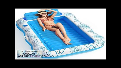 Inflatable Adult Pool Lounger Float BAIAI Large Beach Sun Tanning Floaty Review