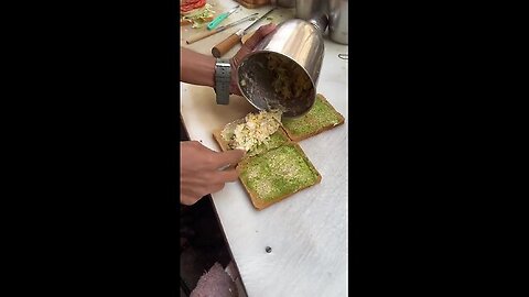 Brown Bread Mix Veg Cheese Sandwich Of Mumbai _ Indian Street Food #shorts #short