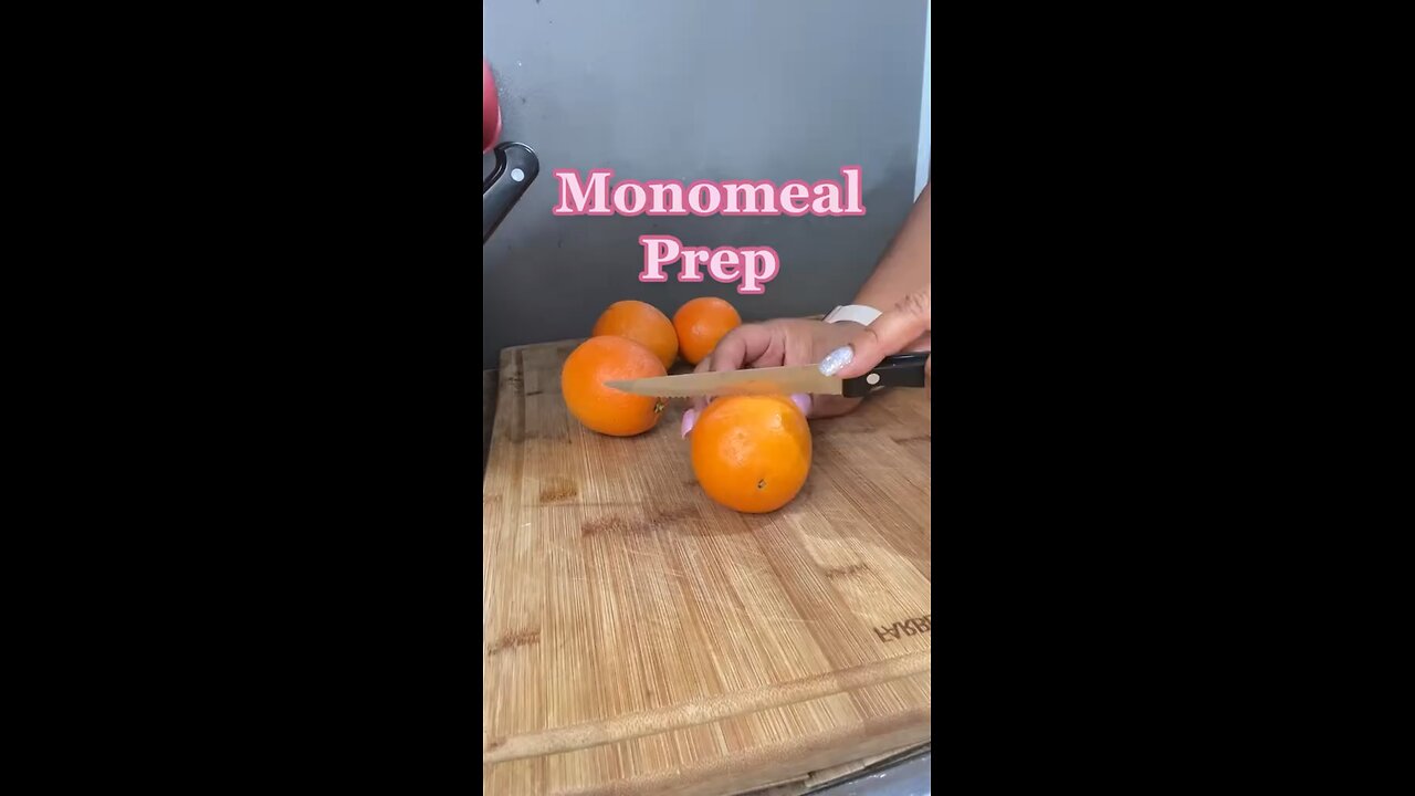 Cutting fruit