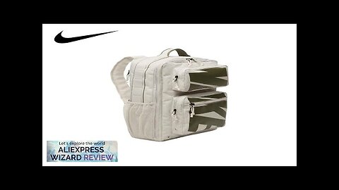 Original Nike Backpack School Laptop Basketball Zipper Bag Unisex Casual Large-capacity Size Review