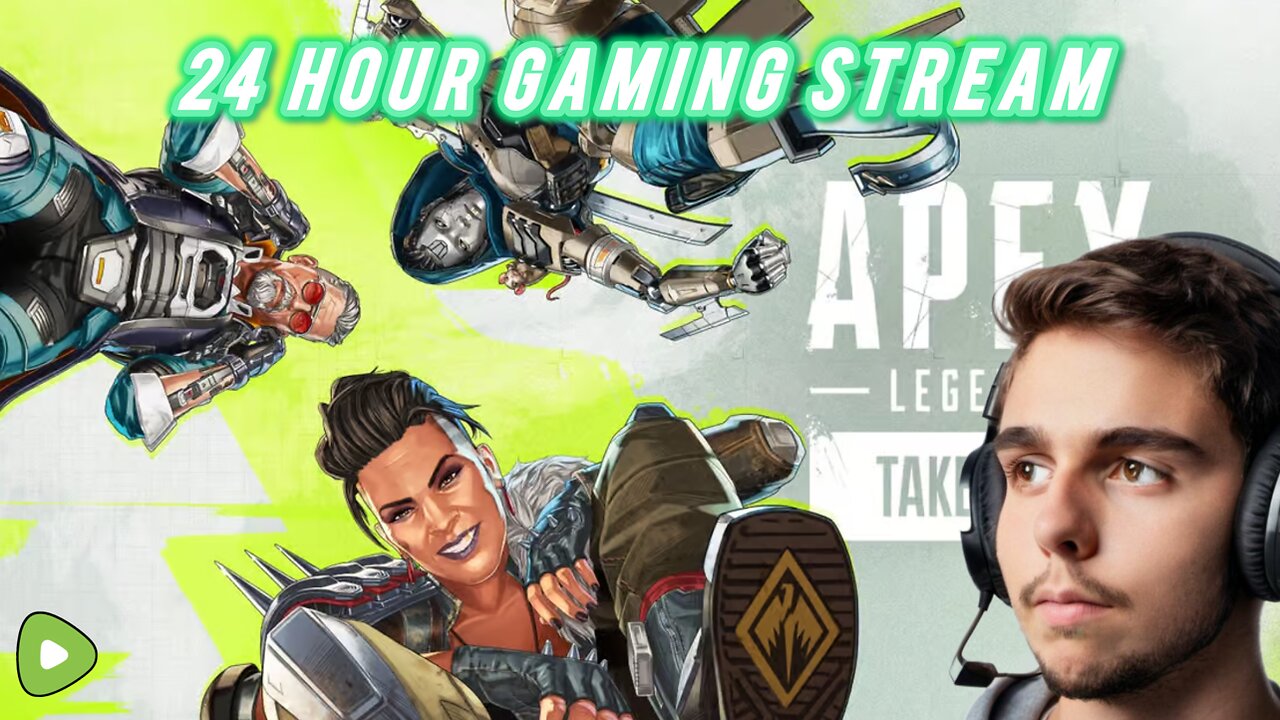 24 HOUR RANKED APEX STREAM | NEW SEASON 25 | #RumbleGaming