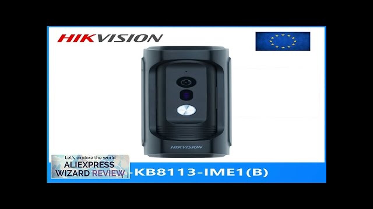 Hikvision Motion detection Doorbell Proof Vandal-Resistant DS-KB8113-IME1(B) IP Video Review