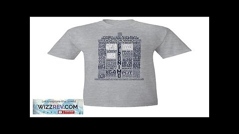 Doctor Who: T-Shirt: Iconic Quotes Review