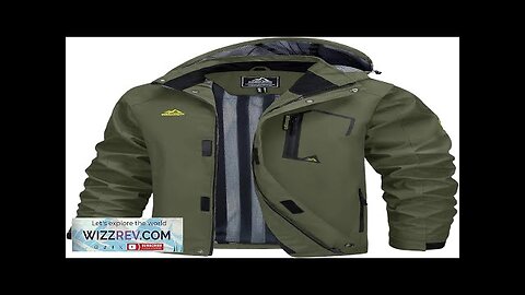 MAGCOMSEN Men's Lightweight Windbreaker Rain Jacket Raincoat with Detachable Hood for Hiking Review