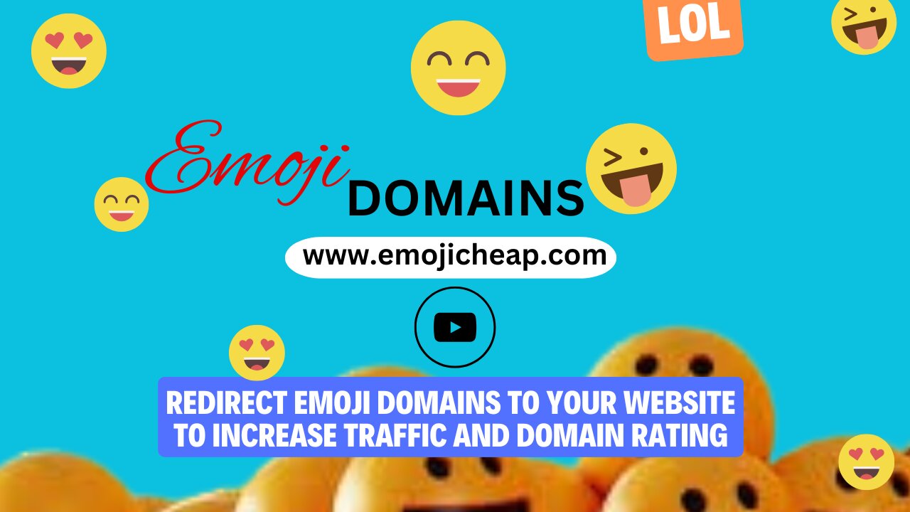 Redirect emoji domains to your website to increase traffic and domain rating