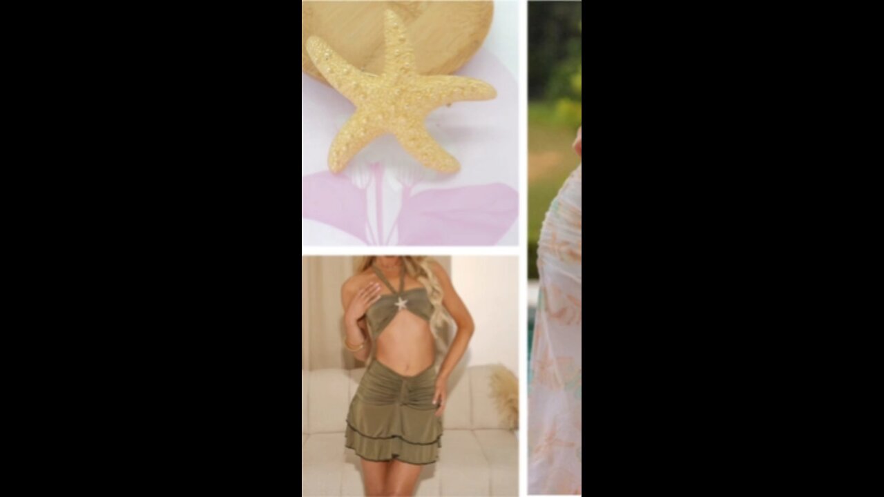 New style alloy starfish decorative bikini chest buckles