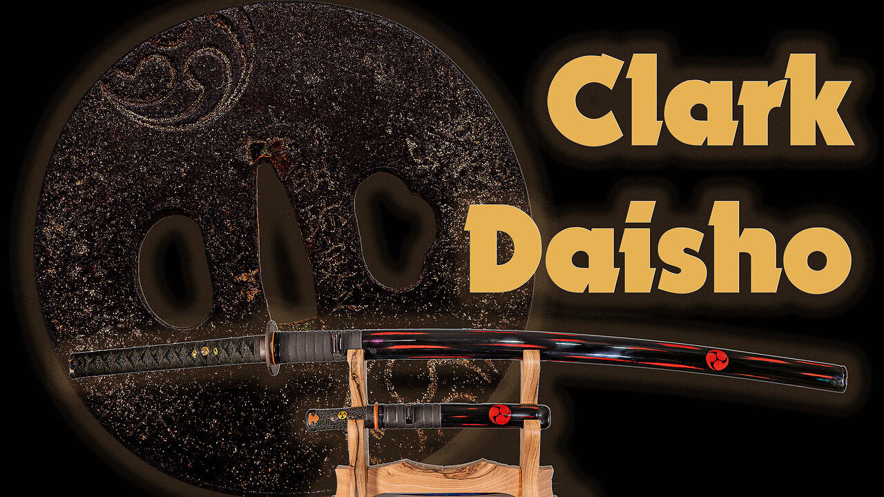 Howard Clark $16,000 Daisho: L6 Katana and Folded SanMai Tanto