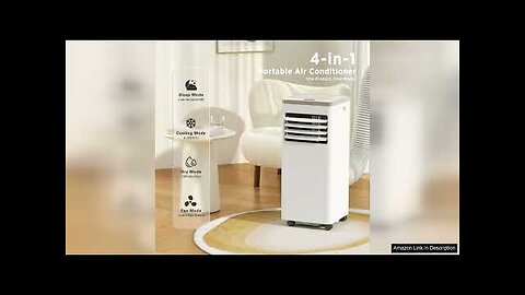 ZAFRO A4213-8K Portable Air Conditioners, 8,000 BTU+Drain Hose, White Review