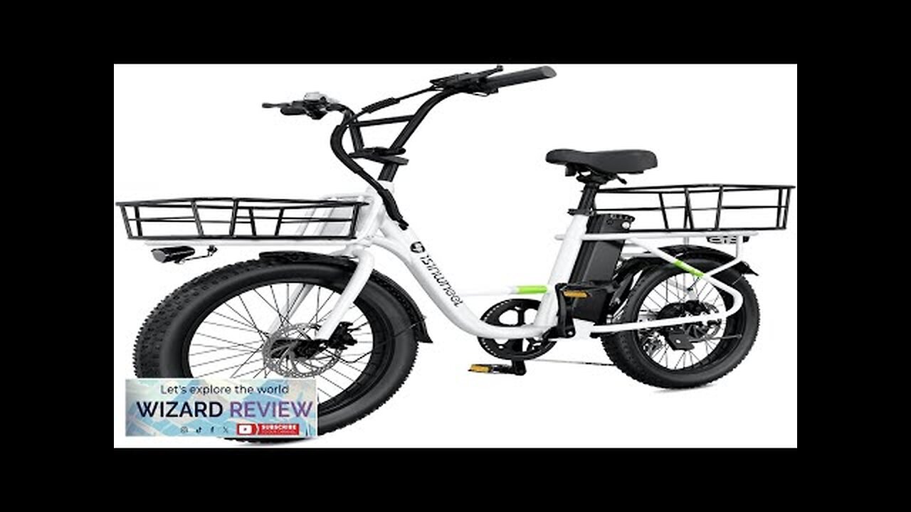 isinwheel U7 Electric Bike for Adults 20 mph Cargo Ebike 500W Adult Review