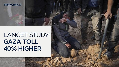 Lancet study reveals Gaza death toll exceeds reports by 40%.