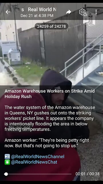 News Shorts: Amazon Employees on Strike