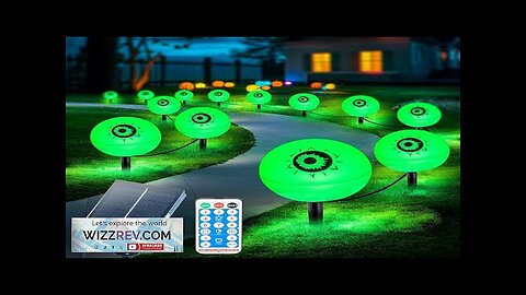 Halloween Solar Lights Outdoor 6 Pack Large Solar Powered Eyeball Lighting Scary Review