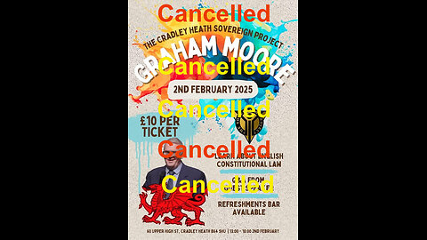 cancelled cancelled cancelled - 2nd February 2025 - misrepresentation of the event.