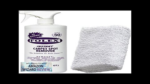 FOLEX Cemko Cleaning Cloth Instant Carpet Spot Remover Kit 32oz Review