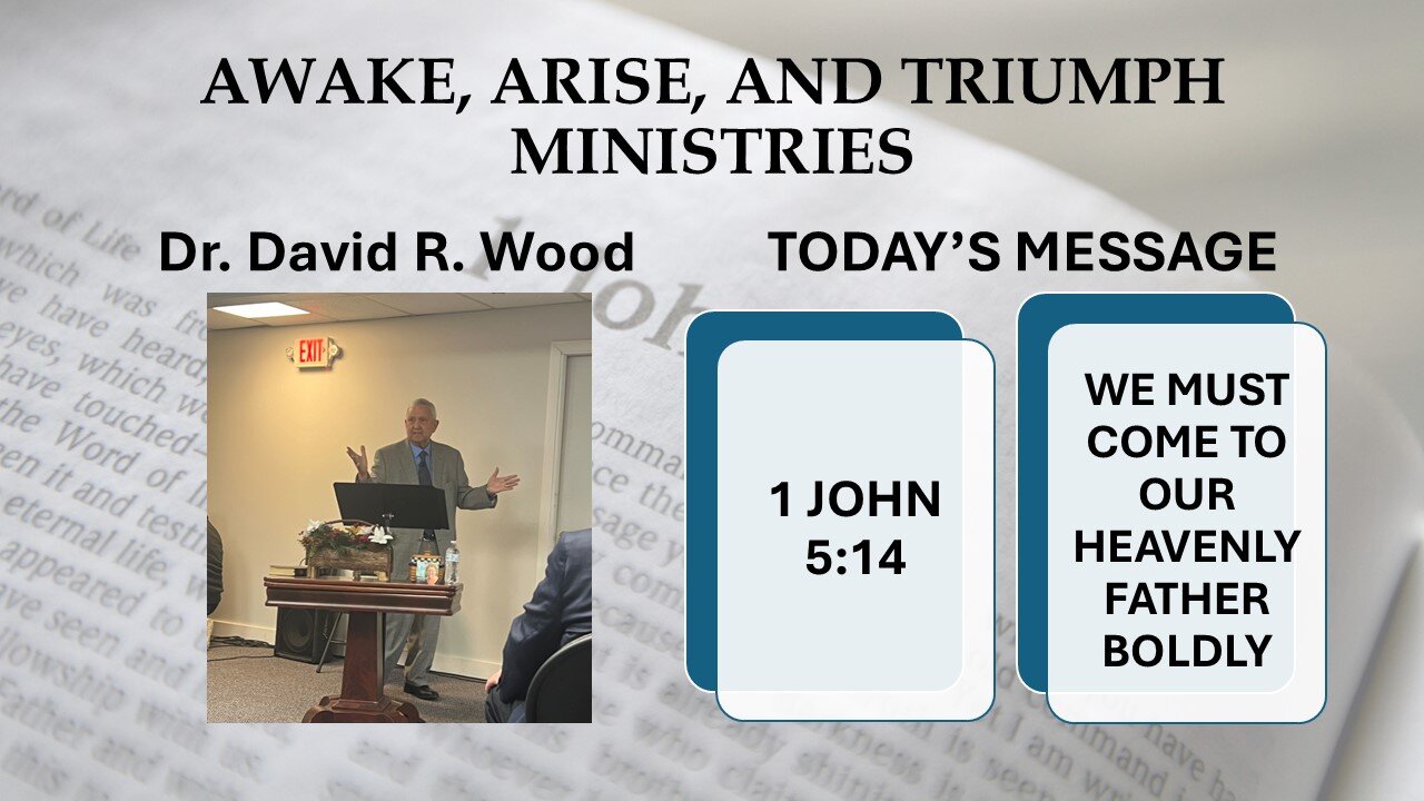 1st JOHN 5:14 - SPEAK TO THE MOUNTAIN