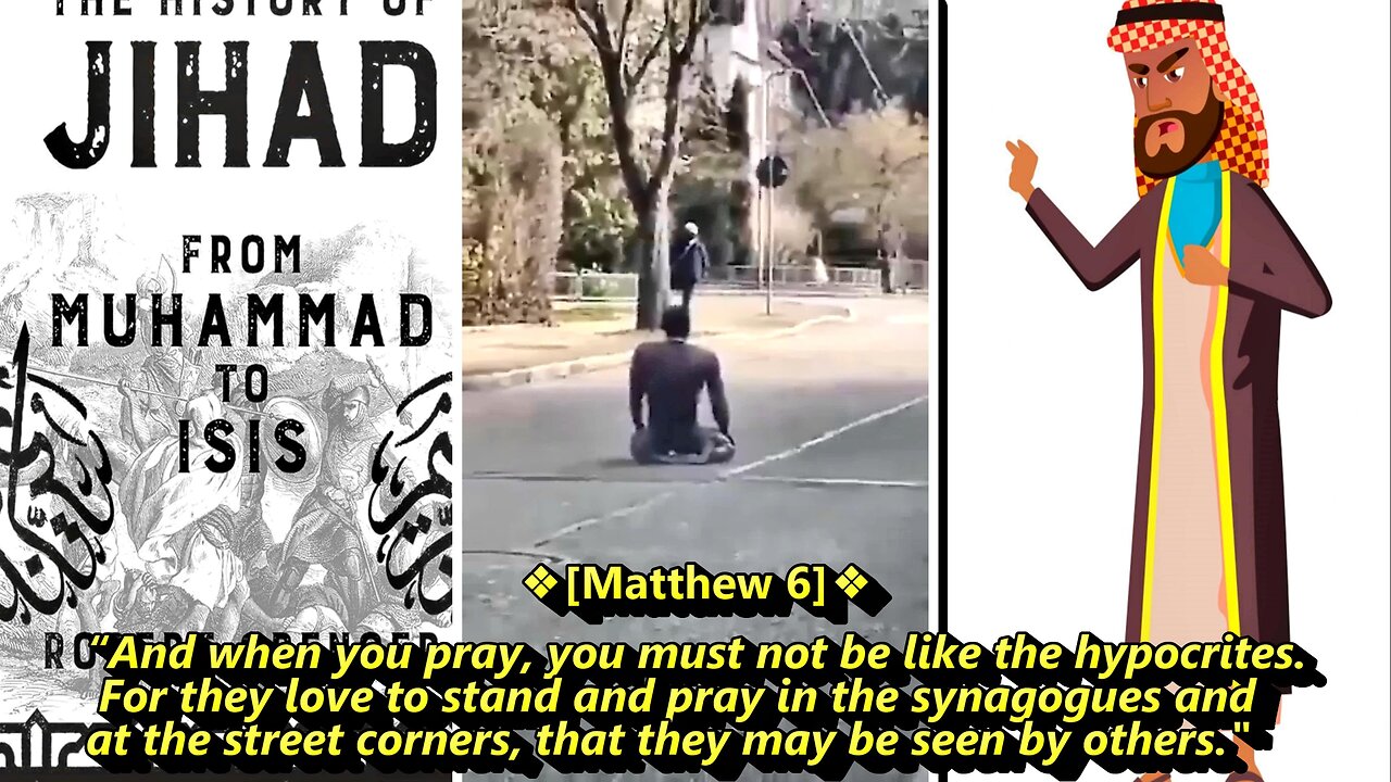 Naked Muslim In Germany Prays to Allah-Satan in The Street Then Attacks Police With a Knife