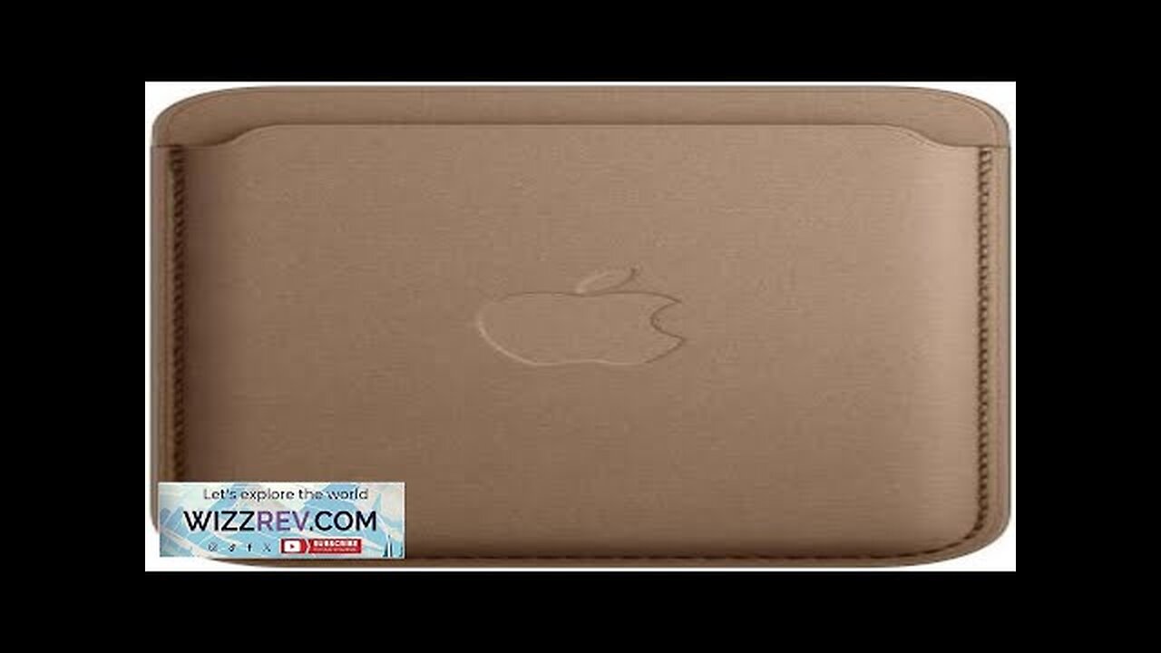 Apple iPhone FineWoven Wallet with MagSafe Taupe Review