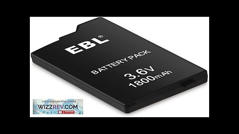 EBL Rechargeable Battery Pack High Capacity 1800mAh Battery Pack Compatible with Sony Review