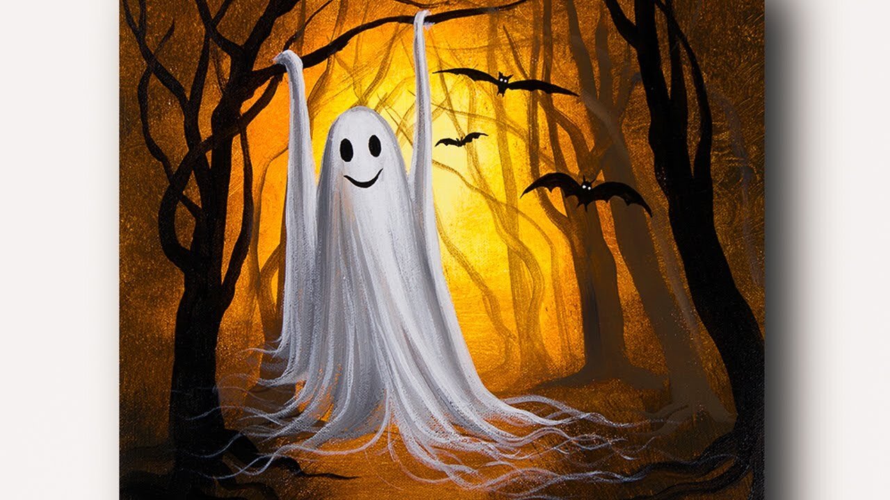 Easy Step-by-Step Halloween Painting Tutorial