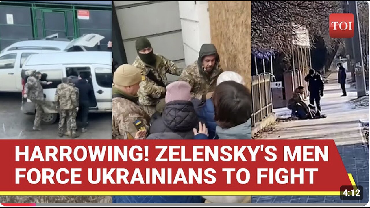 On Cam: Ukrainian Army Forcing Civilians To Fight, 'Broken Arms, Cocked Guns...' | Watch