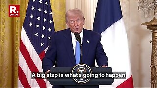 US President Trump Met Emmanuel Macron Under A Short Notice _ What Could Be The Reason