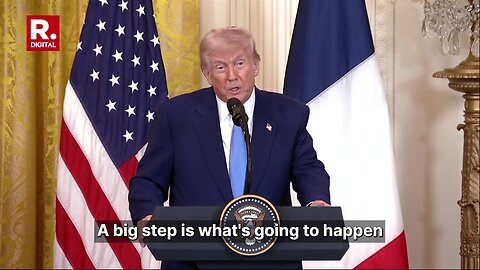 US President Trump Met Emmanuel Macron Under A Short Notice _ What Could Be The Reason