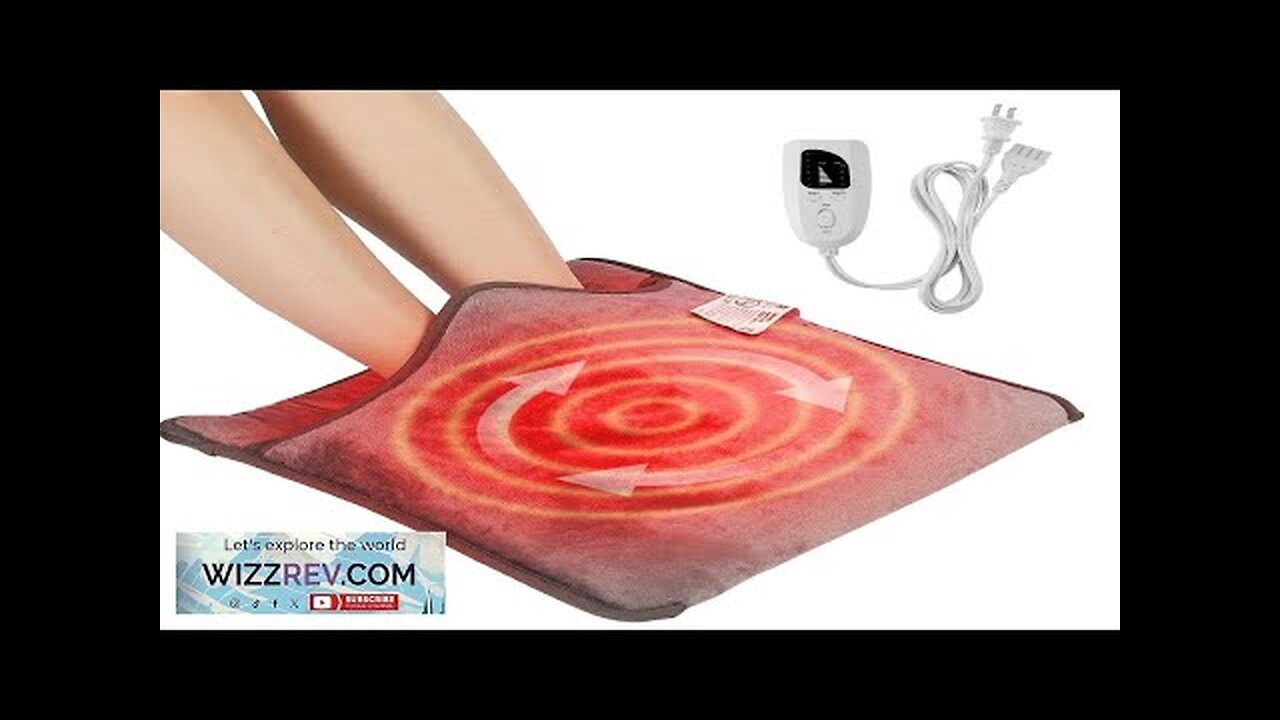 VEVOR Electric Heated Foot Warmer Double-Sided Foot Heating Pad 15.4" x 15.0" Review