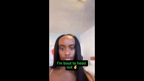 Her head is already out 😂