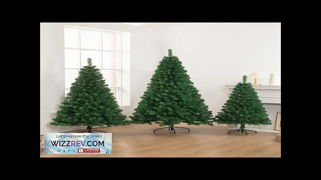 PVC Christmas Tree Large Encrypted Green Artificial Tree 1.5m/1.8m Home Hotel Floor Review