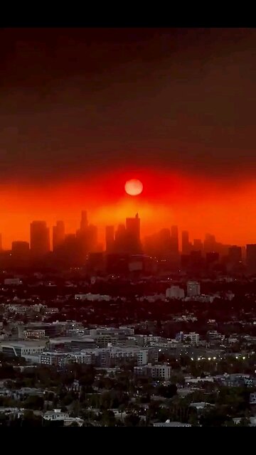 Malibu La Fire Sunrise